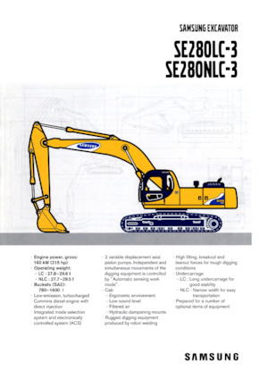 Верижни екскаватори Samsung SE 280 NLC-3