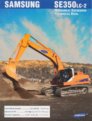 Верижни екскаватори Samsung SE 350 LC-2