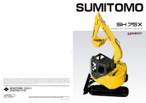 Верижни екскаватори Sumitomo SH75X-3B