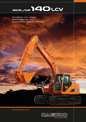 Верижни екскаватори Doosan Solar 155 LC-V