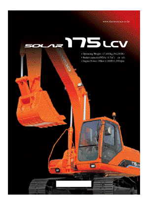 Верижни екскаватори Doosan Solar 175 LC-V