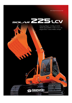 Верижни екскаватори Doosan Solar 225 LC-V