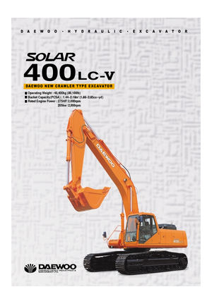 Верижни екскаватори Doosan Solar 400 LC-V