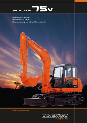 Верижни екскаватори Doosan Solar 75 V