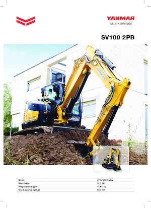 Верижни екскаватори Yanmar SV 100-2 PBCR