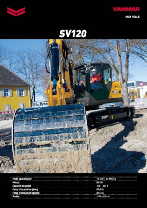 Верижни екскаватори Yanmar SV120 MB 