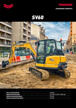 Мини екскаватори Yanmar SV 60