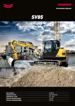 Верижни екскаватори Yanmar SV 85 MB