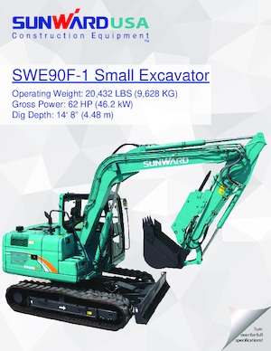 Верижни екскаватори Sunward SWE90F-1 