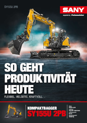 Верижни екскаватори Sany SY155U 2PB