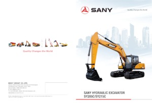Верижни екскаватори Sany SY215LC 
