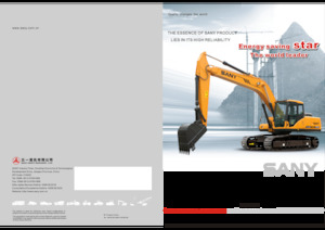 Верижни екскаватори Sany SY215C8M