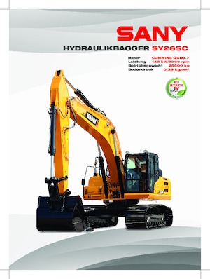 Верижни екскаватори Sany SY265C