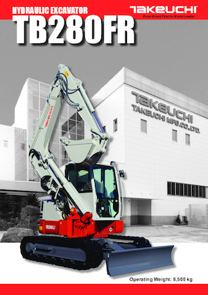 Верижни екскаватори Takeuchi TB 280 FR