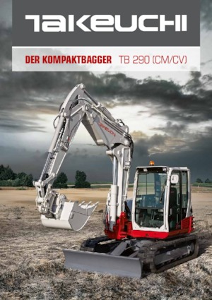 Верижни екскаватори Takeuchi TB 290 CV
