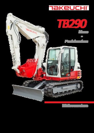 Верижни екскаватори Takeuchi TB290