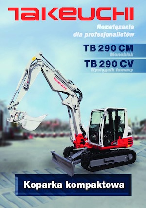 Верижни екскаватори Takeuchi TB290