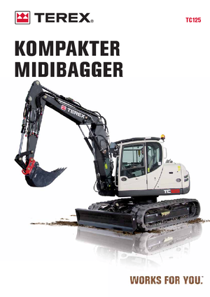 Верижни екскаватори Terex TC 125