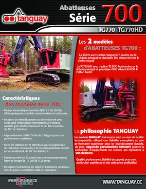 Верижни екскаватори Tanguay TG770