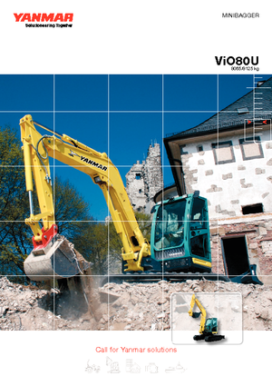 Верижни екскаватори Yanmar VIO 80 U