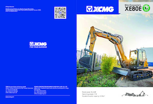 Верижни екскаватори XCMG XE80E Single boom