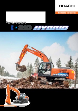 Верижни екскаватори Hitachi ZH210-5 HYBRID