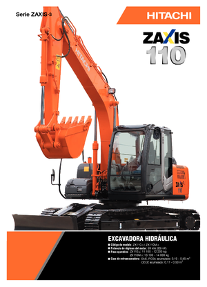 Верижни екскаватори Hitachi ZX 110-3