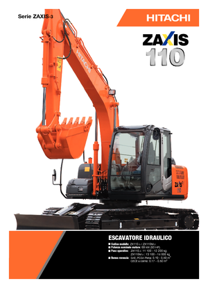 Верижни екскаватори Hitachi ZX 110-3