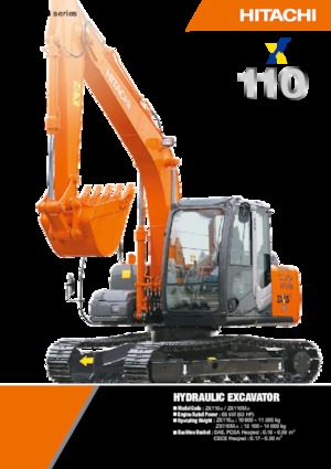 Верижни екскаватори Hitachi ZX 110 M 3