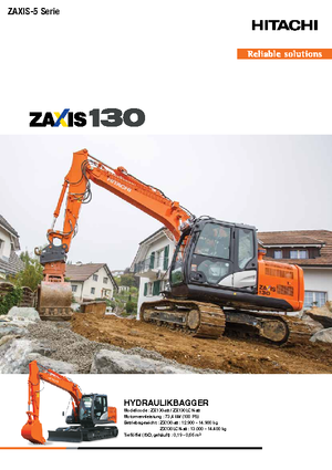 Верижни екскаватори Hitachi ZX 130-5