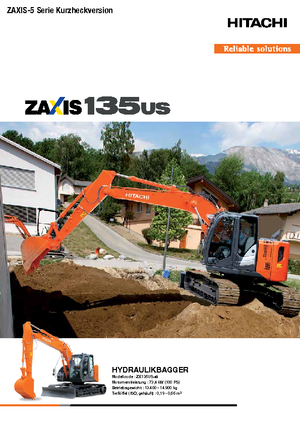 Верижни екскаватори Hitachi ZX 135 US-5