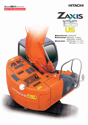 Верижни екскаватори Hitachi ZX 135 US
