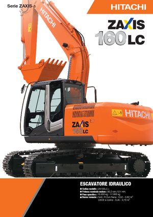 Верижни екскаватори Hitachi ZX 160 LC-3