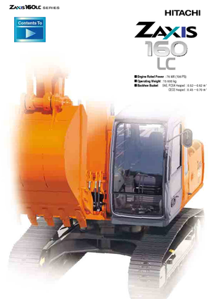 Верижни екскаватори Hitachi ZX 160 LC
