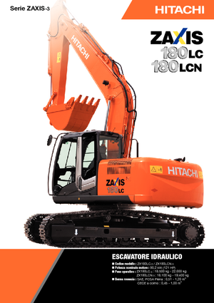 Верижни екскаватори Hitachi ZX 180 LC-3