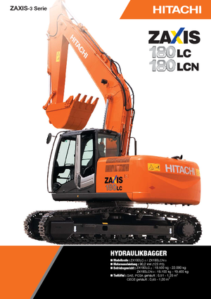 Верижни екскаватори Hitachi ZX 180 LC-3