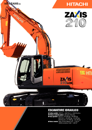 Верижни екскаватори Hitachi ZX 210 LC-3