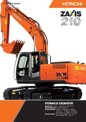 Верижни екскаватори Hitachi ZX 210 LC-3