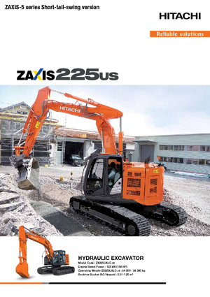 Верижни екскаватори Hitachi ZX 225 USLC-5