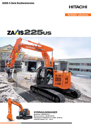 Верижни екскаватори Hitachi ZX 225 USLC-5