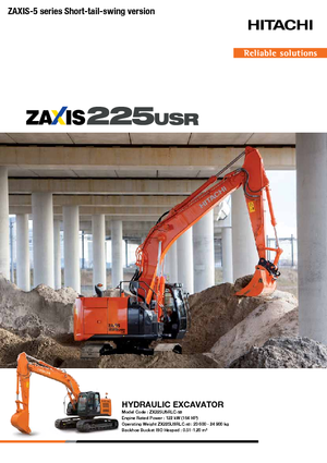 Верижни екскаватори Hitachi ZX 225 USRLC-5