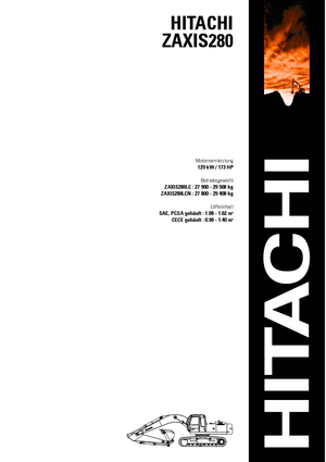 Верижни екскаватори Hitachi ZX 280 LCN