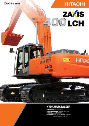 Верижни екскаватори Hitachi ZX 400 LCH-3
