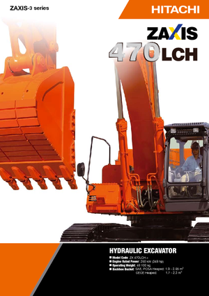 Верижни екскаватори Hitachi ZX 470 LCH-3