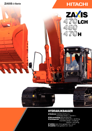 Верижни екскаватори Hitachi ZX 470 LCH-3