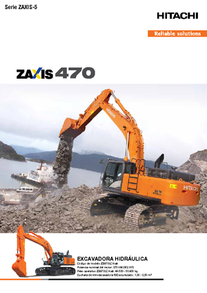 Верижни екскаватори Hitachi ZX 470 LCH-5