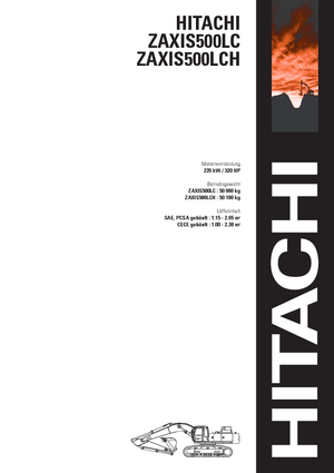 Верижни екскаватори Hitachi ZX 500 LC