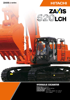 Верижни екскаватори Hitachi ZX 520 LCH-3