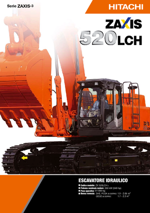 Верижни екскаватори Hitachi ZX 520 LCH-3