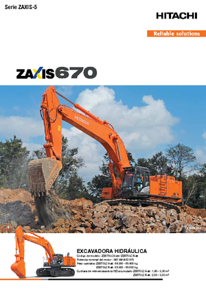 Верижни екскаватори Hitachi ZX670LCH-5B